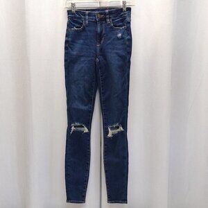 American Eagle Women's Next Level Stretch High-Rise Jegging Jeans Size 0 Long
